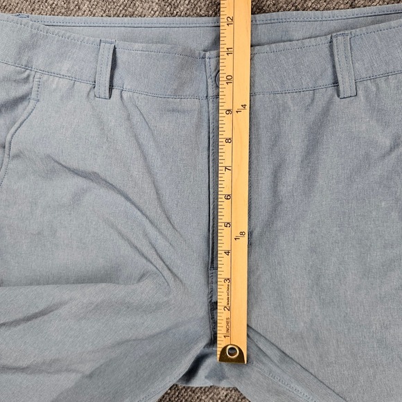 Under Armour UA Mantra Shorts Men's 38 HeatGear Loose Fit Lightweight Blue 10" - Picture 10 of 10